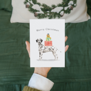 dalmatian christmas card