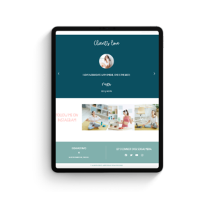 emerie website template for wellness coaches and yoga instructors