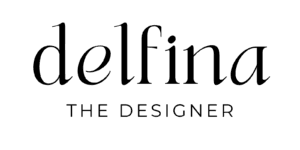 Delfina the designer logo