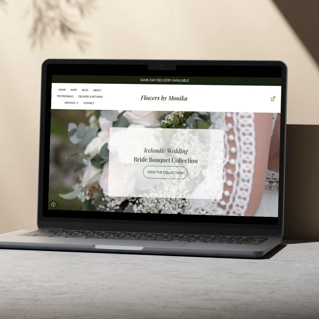 flowers by monika website