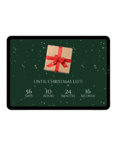 christmas countdown snow effect tutorial wordpress elementor