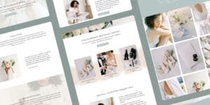 ella's photography elementor template